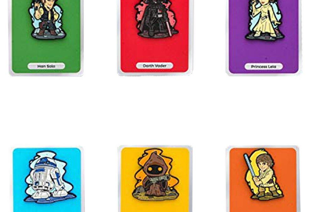 New Star Wars Art Design Enamel Character Collector Pin Set available!