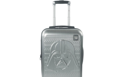 New Star Wars Darth Vader Silver Embossed Spinner Suitcase available!