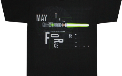 New Star Wars May The Force Be with You Men's Black T-Shirt available!