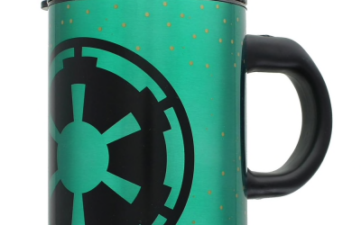 New Star Wars Empire Symbol Stainless Steel Self-Stirring Green Mug available!