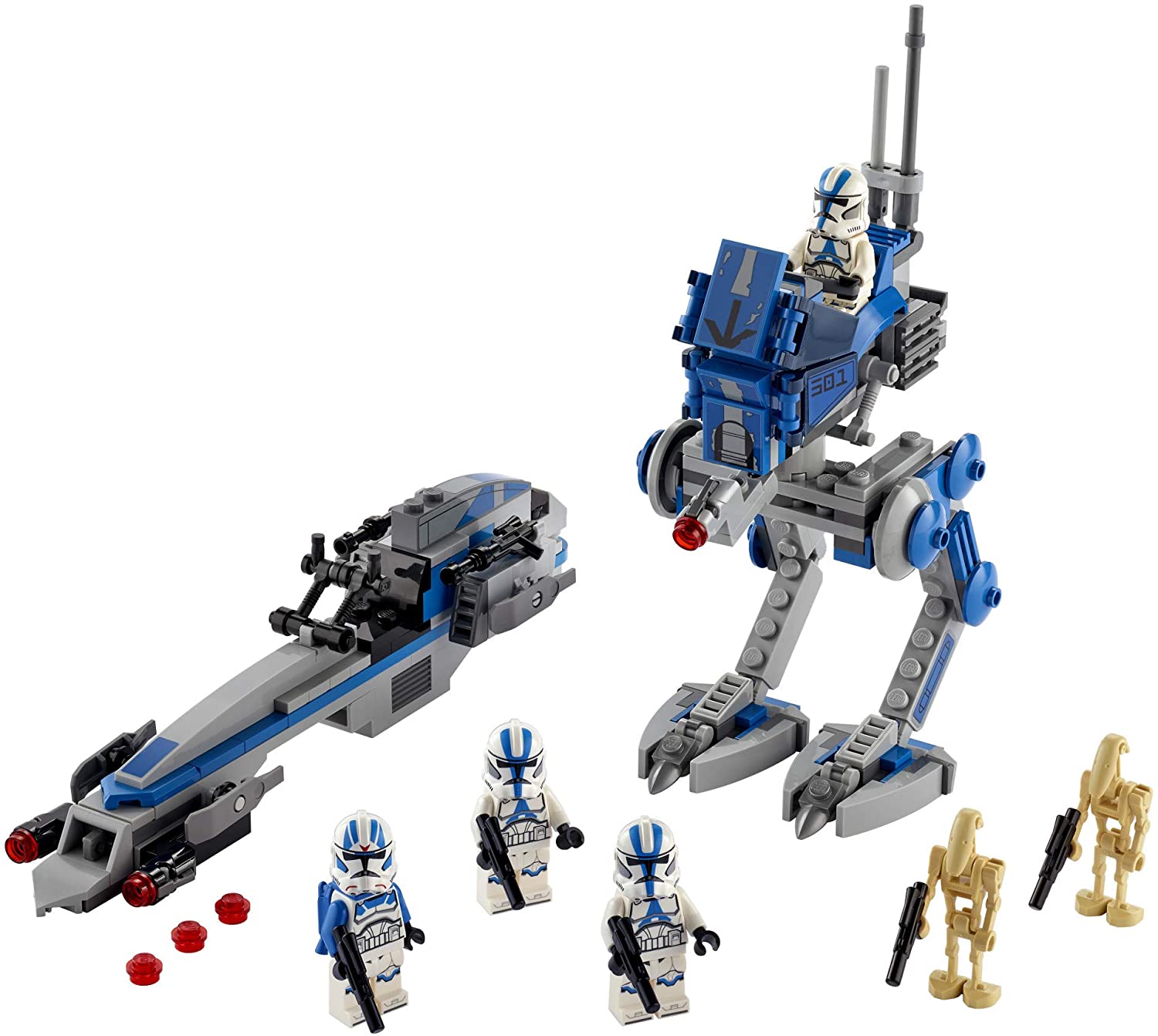 SWTCW 501st Legion Clone Troopers Lego Set 3