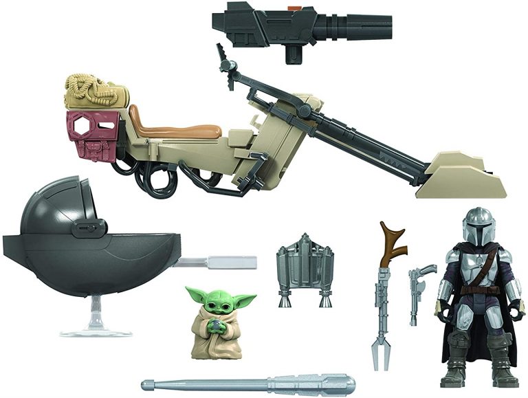 star wars mandalorian speeder bike toy