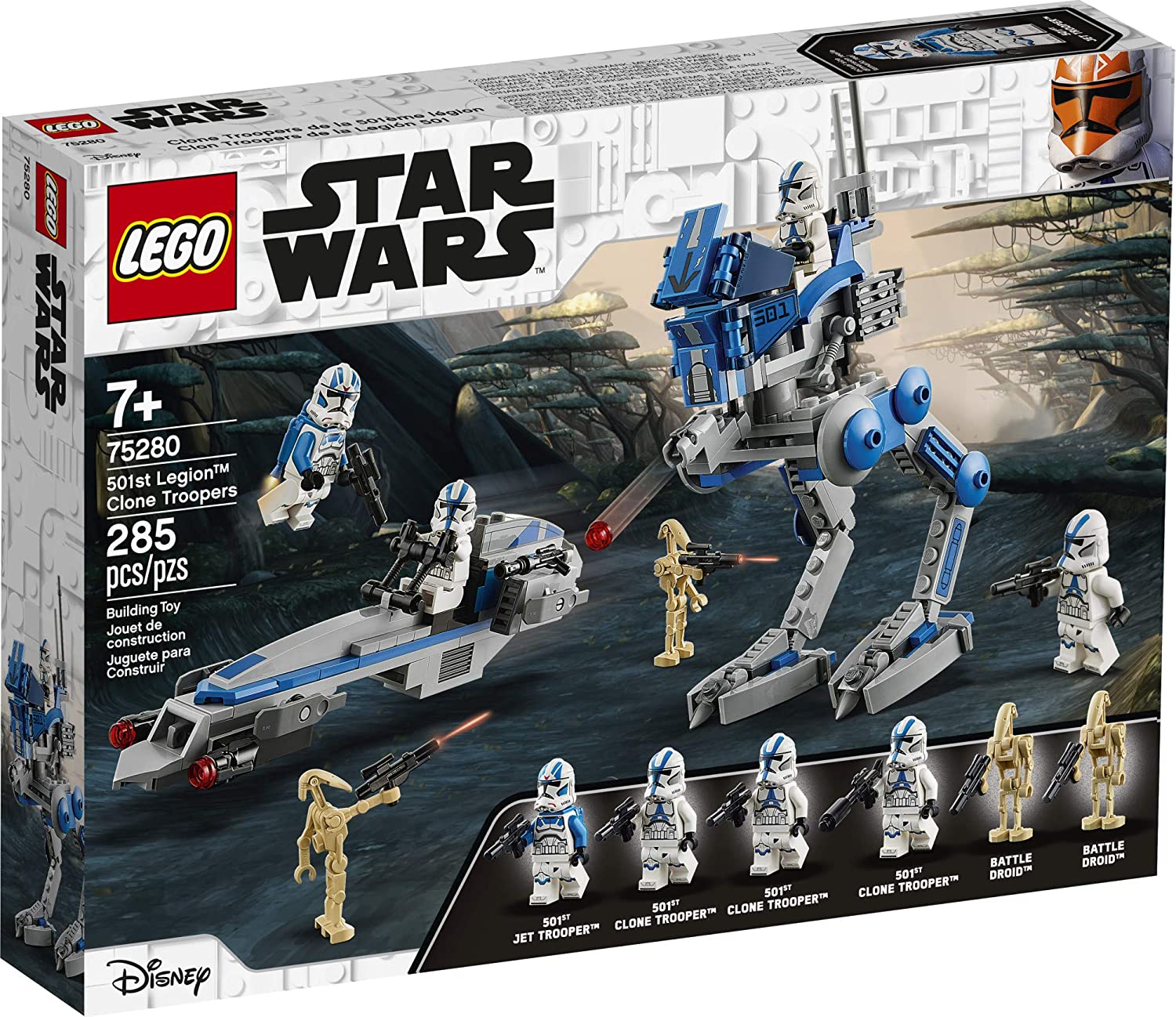 New Clone Wars 501st Legion Clone Troopers Lego Set available now ...