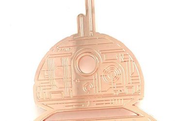 New Galaxy's Edge BB-8 Copper Metal Trivet Hot Plate Holder available!