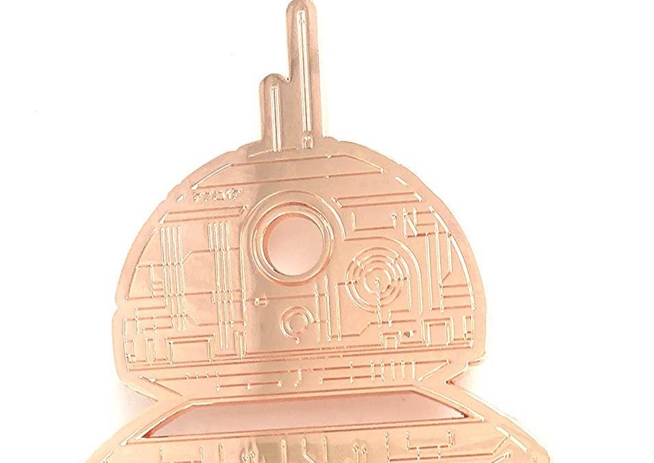 New Galaxy's Edge BB-8 Copper Metal Trivet Hot Plate Holder available!