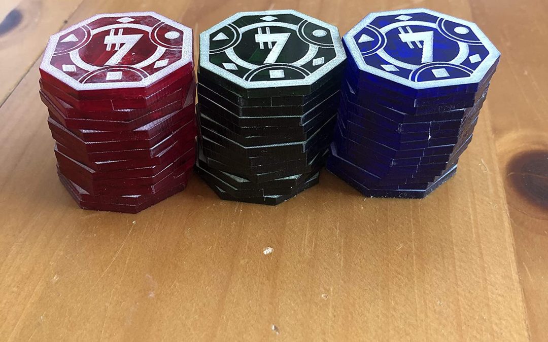 New Star Wars Sabacc Acrylic Lasercut Poker Chips available now!