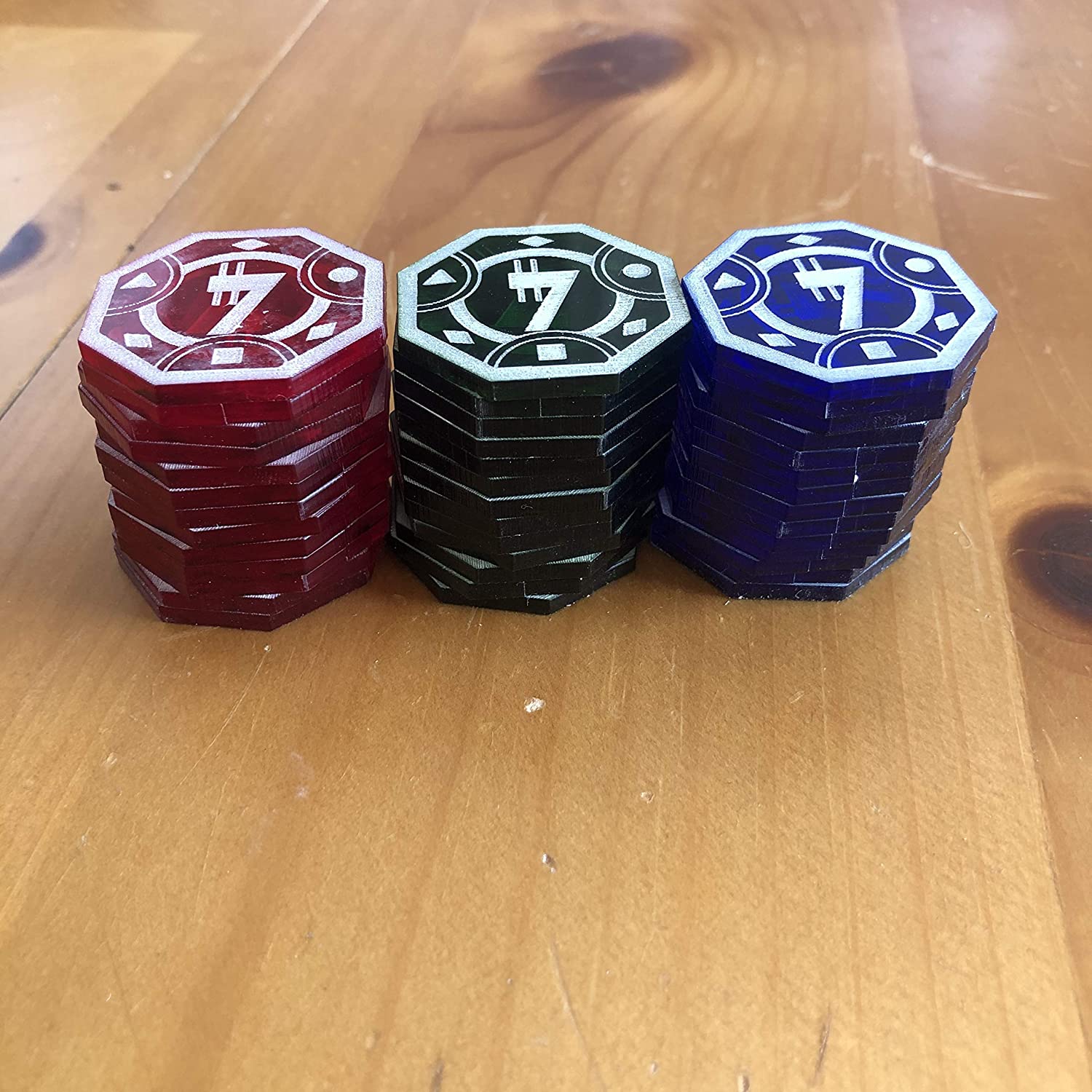 SW Sabacc Acrylic Lasercut Poker Chips 2