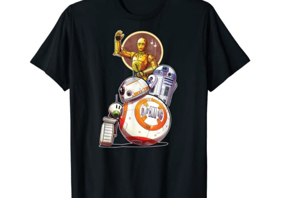 New Rise of Skywalker Droids Collage T-Shirt available now!
