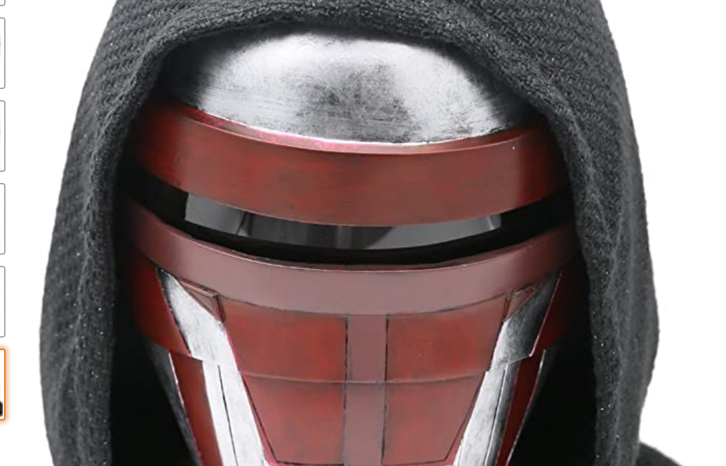 New Star Wars Darth Revan Cosplay Deluxe Halloween Mask available!