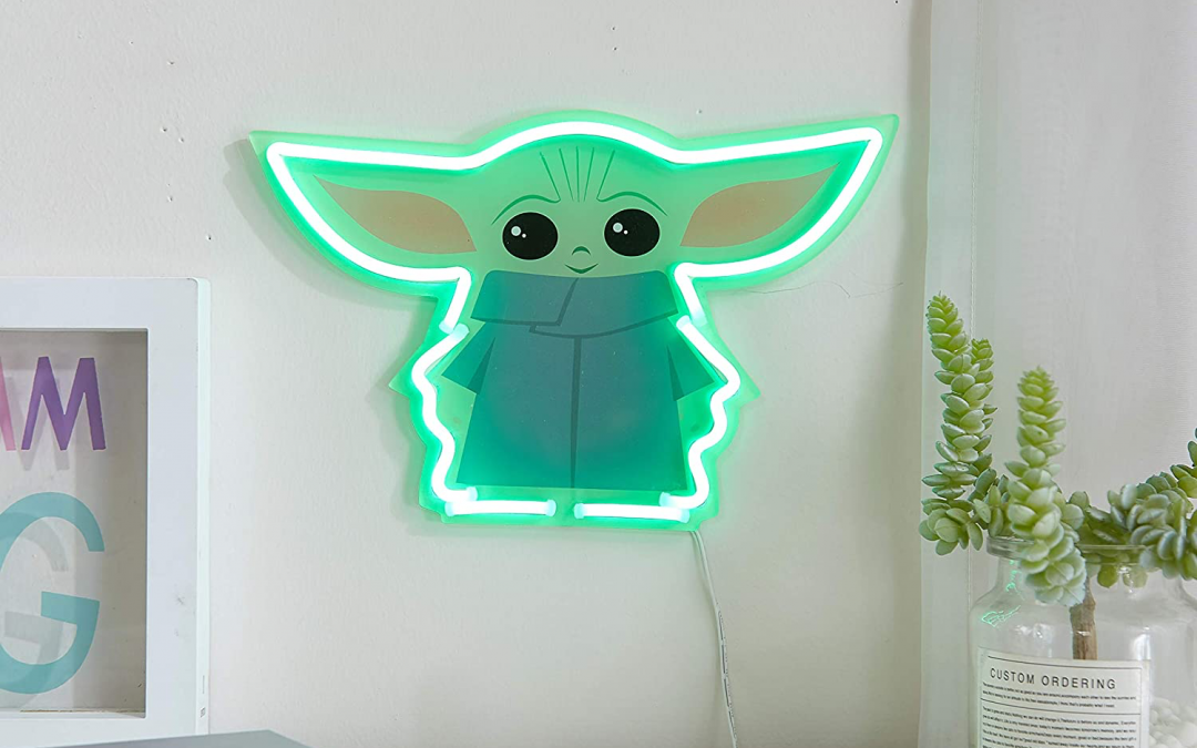 New The Mandalorian The Child LED Neon Figural Wall Art available!