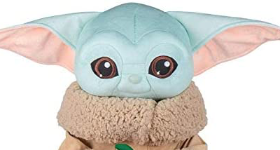 New The Mandalorian The Child Halloween Greeter with Pumpkin Plush Toy available!