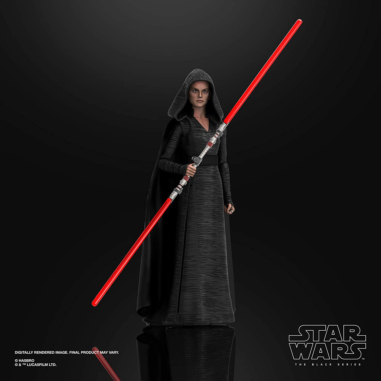 TROS Rey (Dark Side Vision) Black Series Figure 3