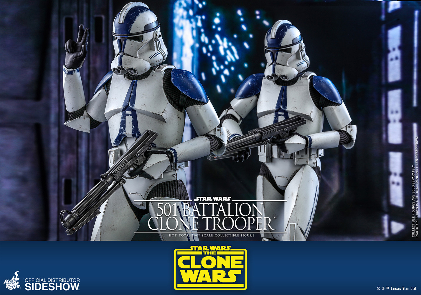 SWTCW 501st Battalion Clone Trooper 1/6th Scale Figure 2