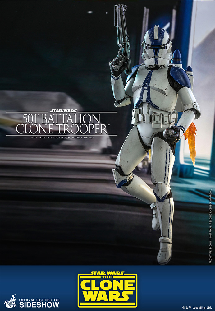 SWTCW 501st Battalion Clone Trooper 1/6th Scale Figure 3