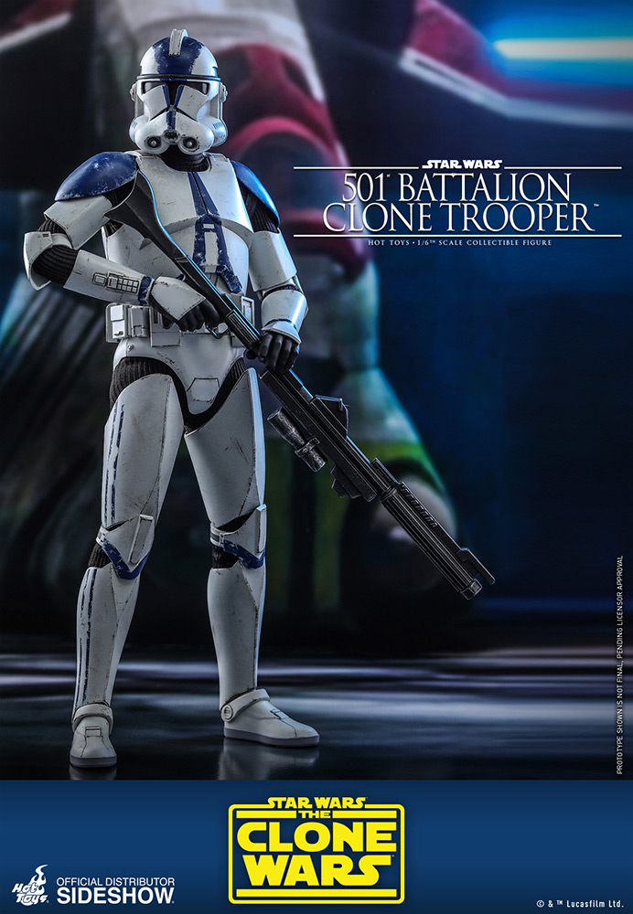 SWTCW 501st Battalion Clone Trooper 1/6th Scale Figure 5