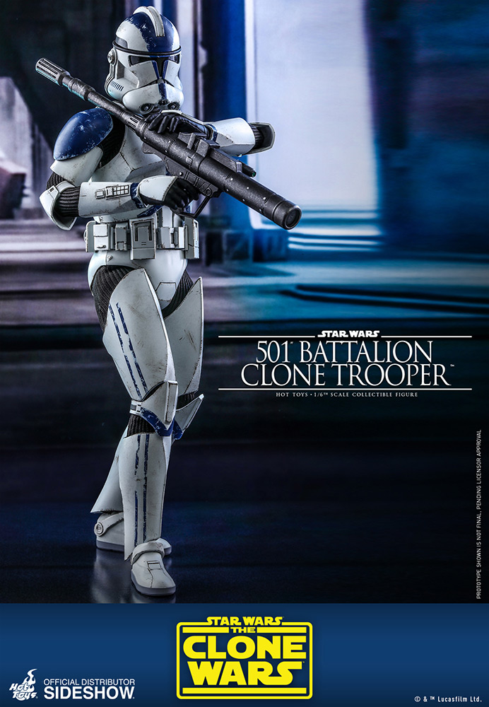 SWTCW 501st Battalion Clone Trooper 1/6th Scale Figure 6