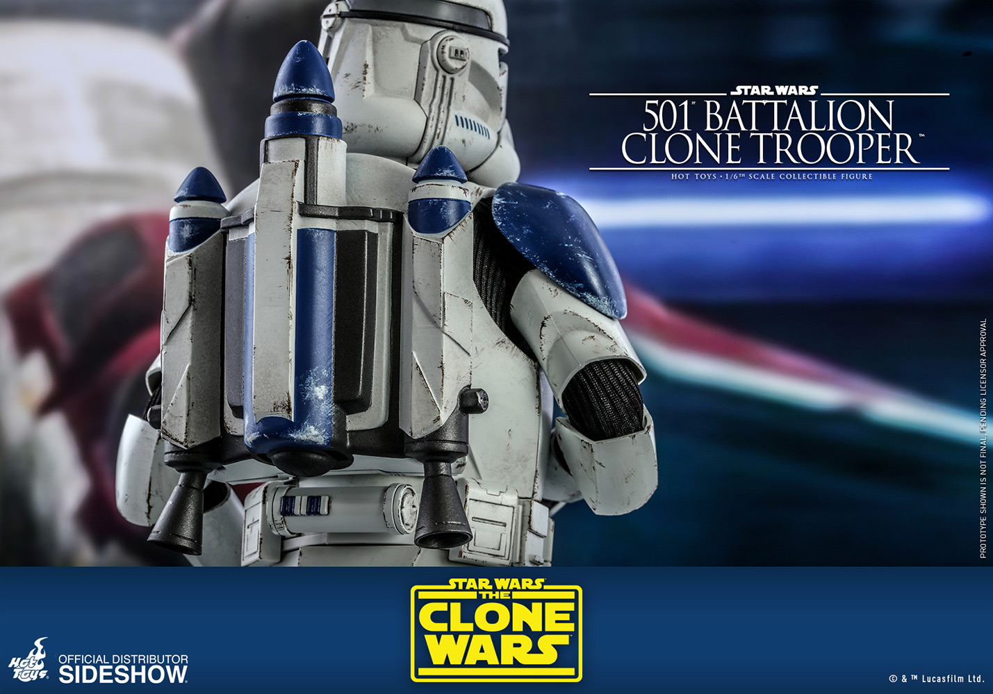 SWTCW 501st Battalion Clone Trooper 1/6th Scale Figure 7