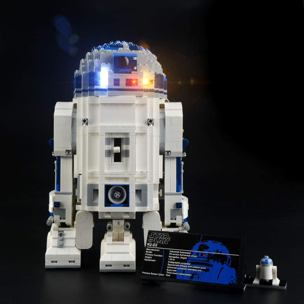 SW R2-D2 Led Lightailing Lego Set 2