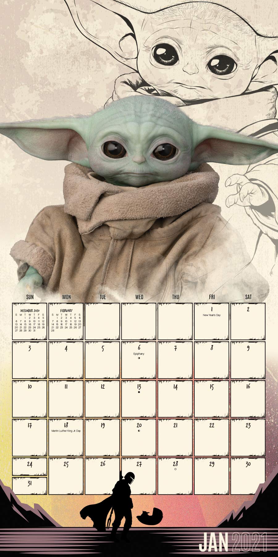 TM The Child 2021 Wall Calendar 3