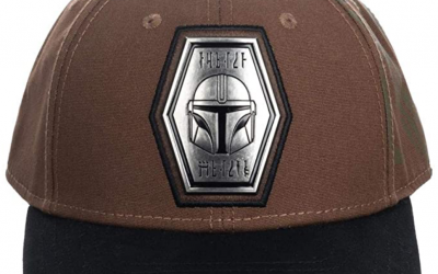 New The Mandalorian Mando Pre-Curved Snapback Hat available now!