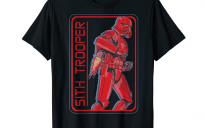 New Rise of Skywalker Sith Jet Trooper T-Shirt available now!