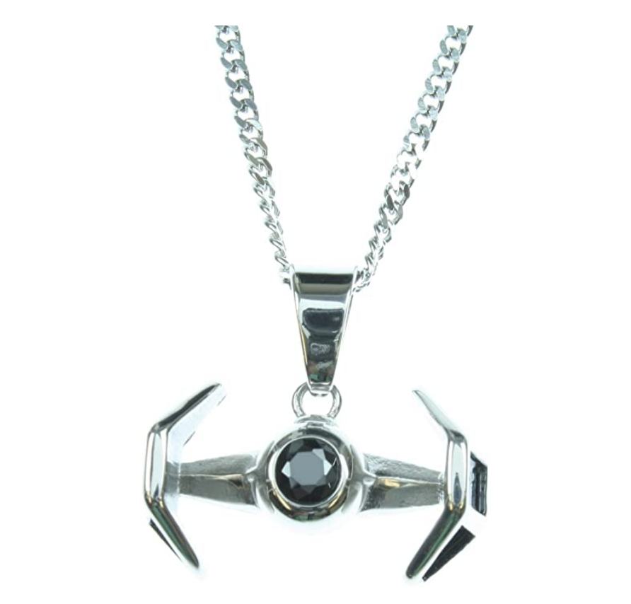 SWGE Tie Fighter Stainless Steel Necklace 1