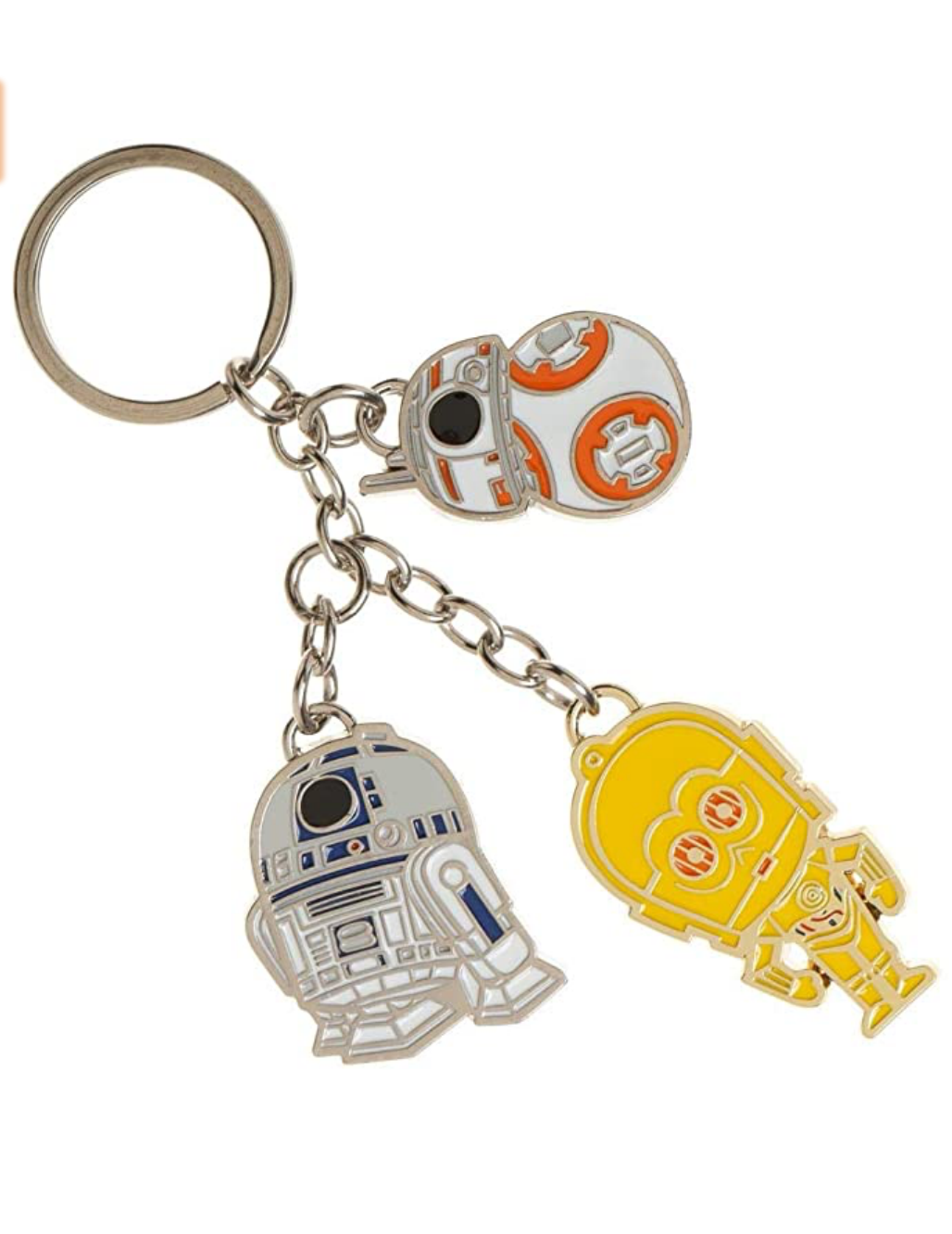 TROS R2-D2, C3-PO, and BB-8 Droid Keychain