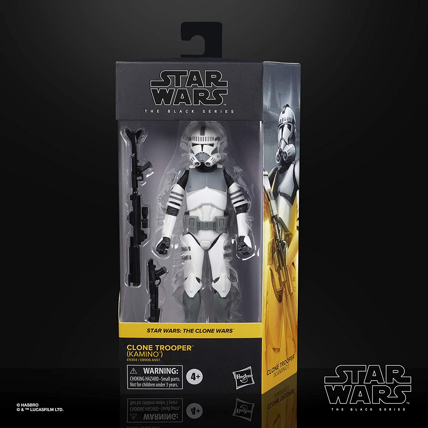 SWTCW Clone Trooper (Kamino) Black Series Figure 1