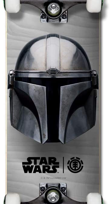 New The Mandalorian Mando Element Skateboard available now!