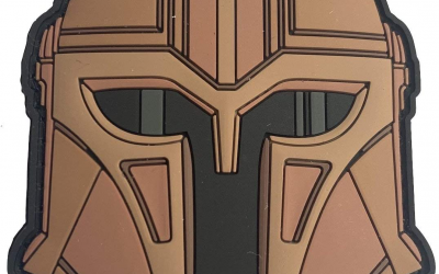 New The Mandalorian The Armorer Helmet Rubber Patch available!