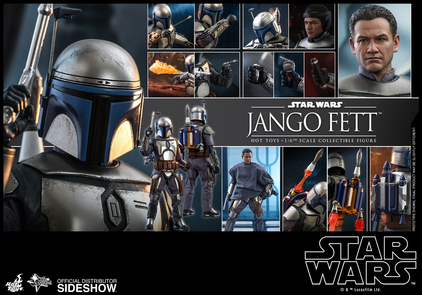 AOTC Jango Fett 1/6th Scale Figure 12