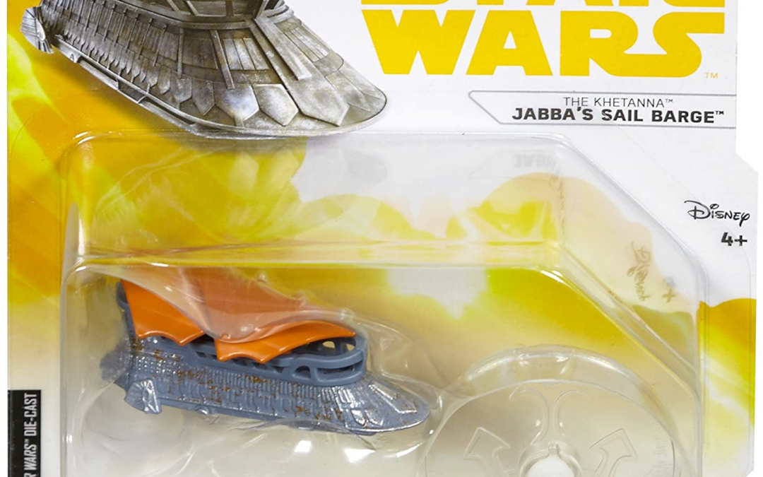 New Star Wars Jabba's Sail Barge Hot Wheels Starship available now!