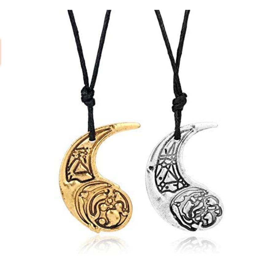 TLJ Crescent Moon Shape Pendant Set 1