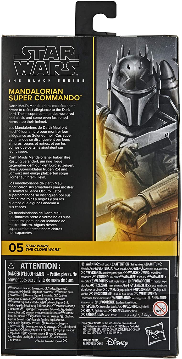 SWTCW Manalorian Super Commando Black Series Figure 2