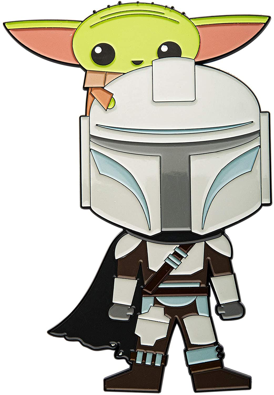 TM Mando and The Child Magnetic Enamel Pin