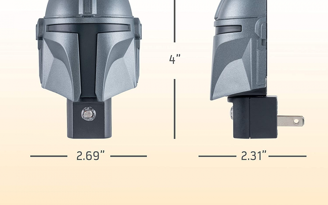 New The Mandalorian Mando Helmet LED Night Light available now!