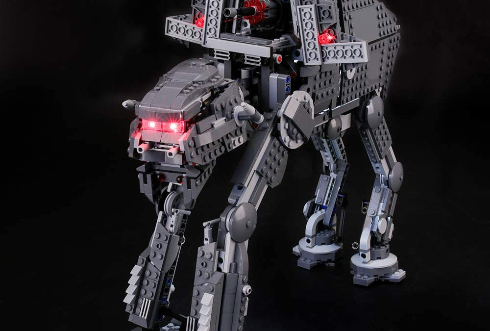 New Last Jedi First Order Heavy Assault Walker LED Lego Set available!