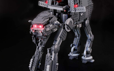 New Last Jedi First Order Heavy Assault Walker LED Lego Set available!