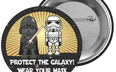 New Galaxy's Edge "Protect The Galaxy Wear Your Mask" Button available!