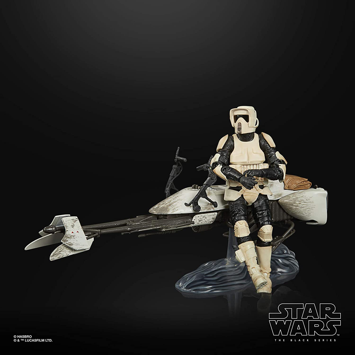 TM Speeder Bike Scout Trooper and The Child Black Series Figure Set 3