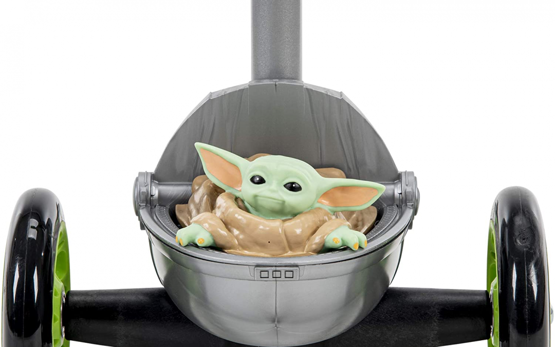 New The Mandalorian The Child Tilt 'n Turn 3-Wheel Scooter available!