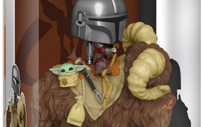 New Mando on Bantha with Child Bobble Head Toy available for pre-order!