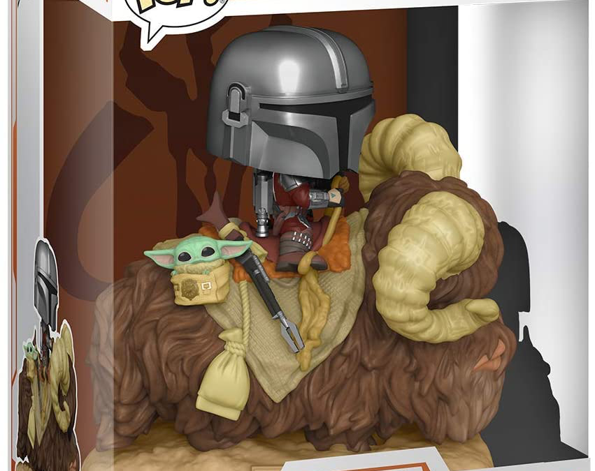 New Mando on Bantha with Child Bobble Head Toy available for pre-order!