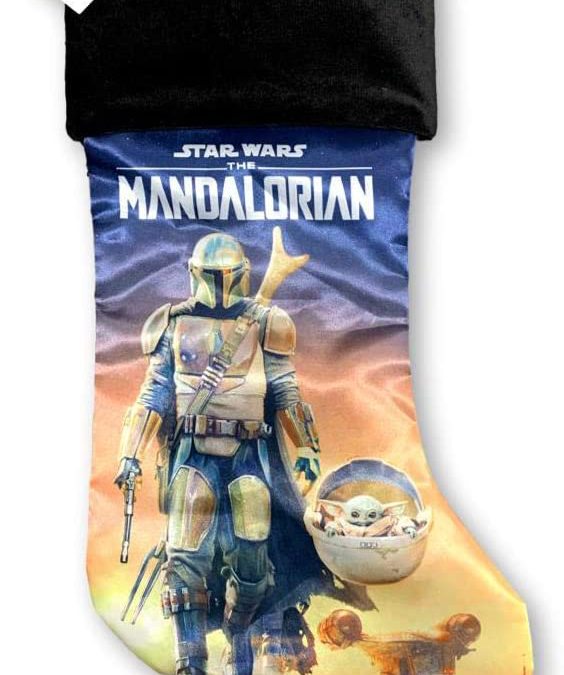 New The Mandalorian Mando and The Child Christmas Stocking Decoration available!