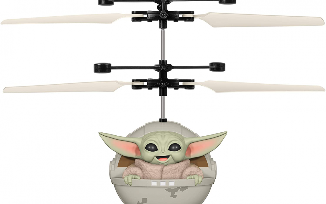 New The Mandalorian The Child (Grogu) Sculpted Head UFO Helicopter available!