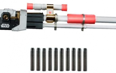 New The Mandalorian Mando’s Amban Phase-Pulse Nerf Blaster available!