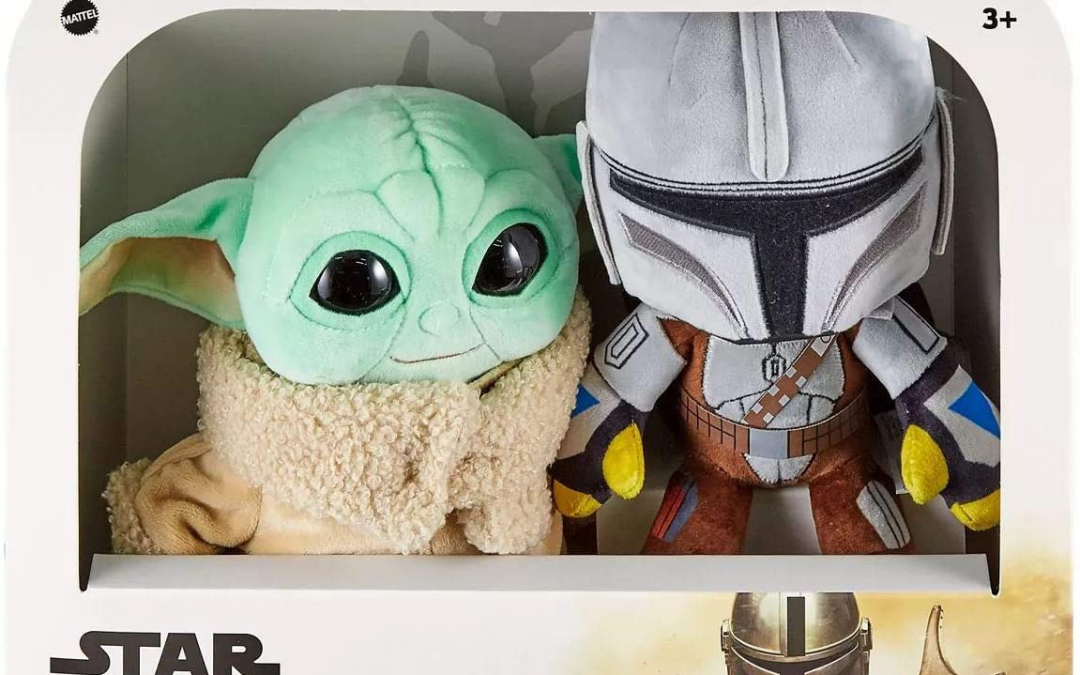 New The Mandalorian Mando and Grogu Plush Toy Set available now!