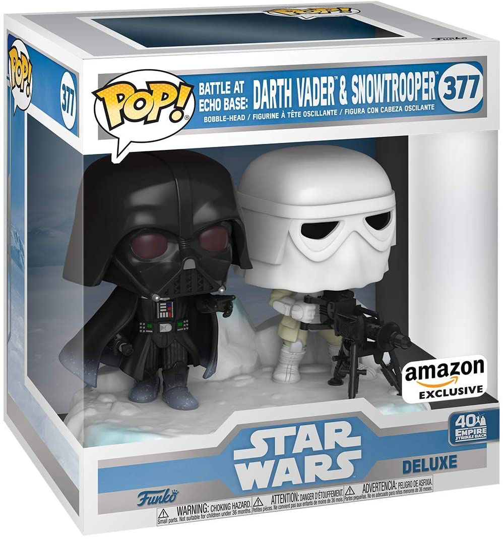 TESB Darth Vader and Snowtrooper Bobble Head Toy Set 1