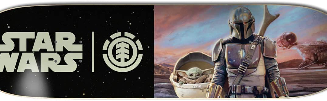 New Mando and Grogu Element Deck Skateboard available now!