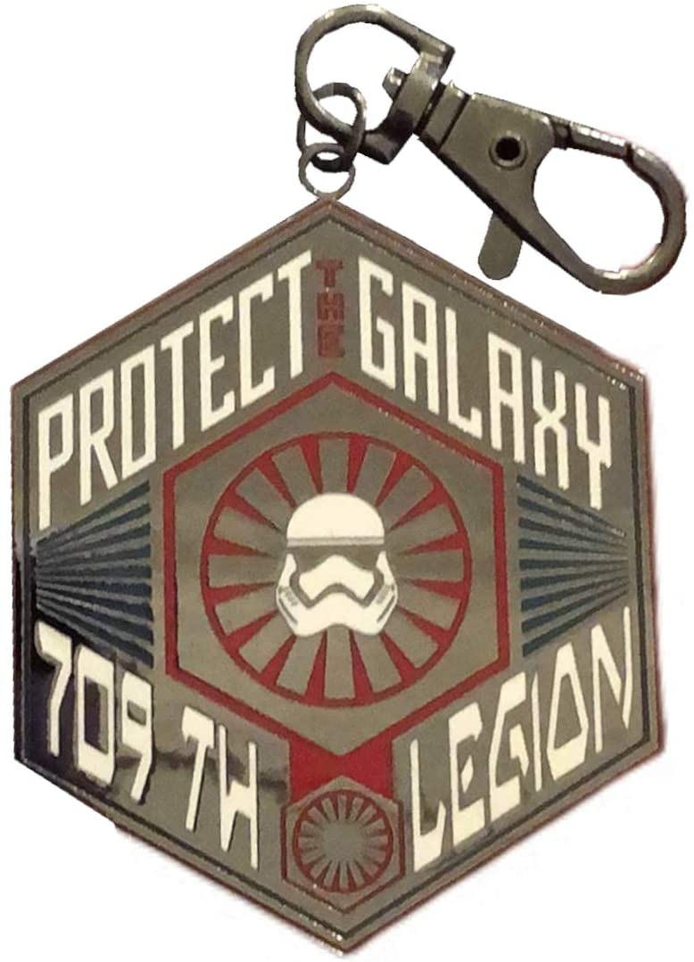 SWGE First Order Protect The Galaxy Lanyard Medal Keychain 2